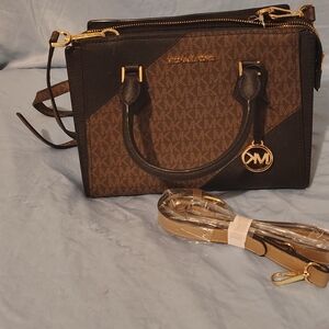 Michael Kors Two-Tone Crossbody Bag